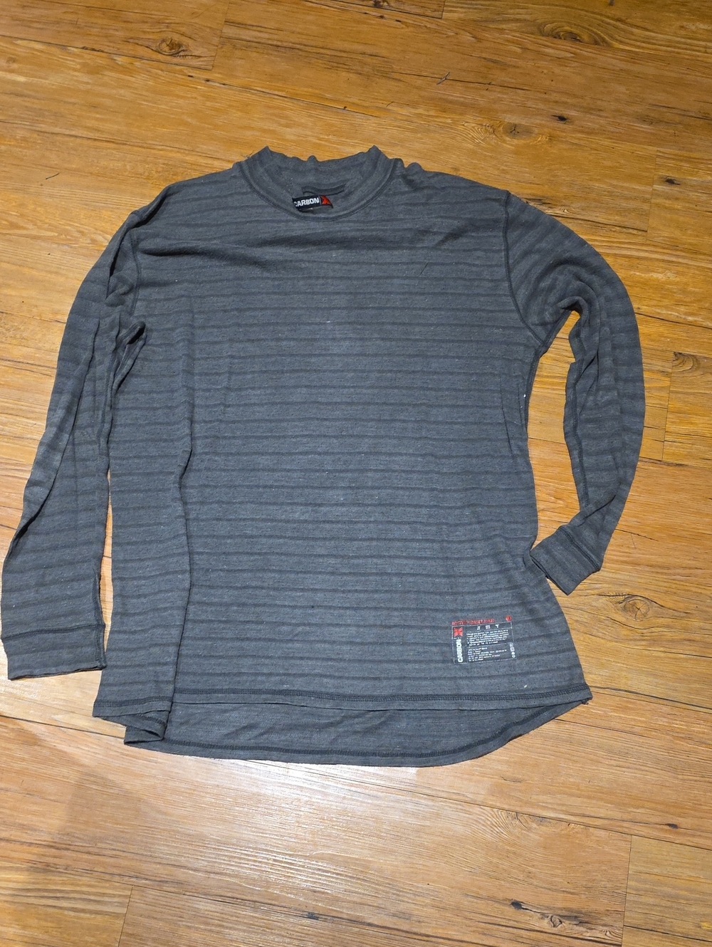 Men's Gray Long-Sleeve Thermal Shirt